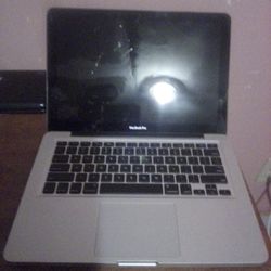 MacBook A1278 For Parts Good Keyboard, DVD, Bottom Case. Cracked Screen But Usable.