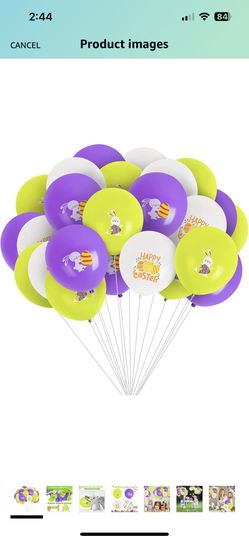 Easter Balloons New 30 Pieces