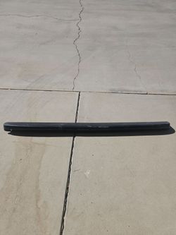 Black Plastic Trim Molding Strip for chevy pickup tailgate.