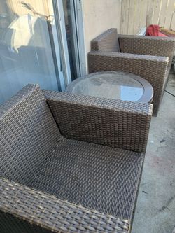 3 piece patio set
