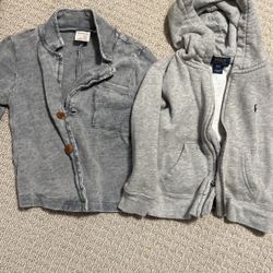 Zara Blazer, Ralph Lauren Sweatshirt 3yo