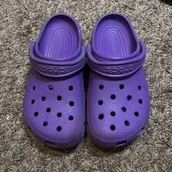 Purple Crocs 