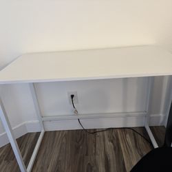 White Pottery Barn Desk/Table (Like new)