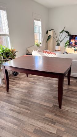 Heavy wood dinner table only