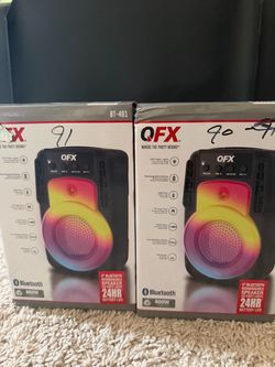 QFX BT-401 Bluetooth Party Speaker with LED Lights