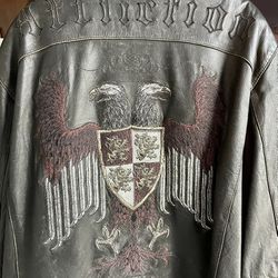 XL Affliction men’s limited edition leather jacket