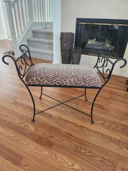 Decorative Rod Iron  Bench