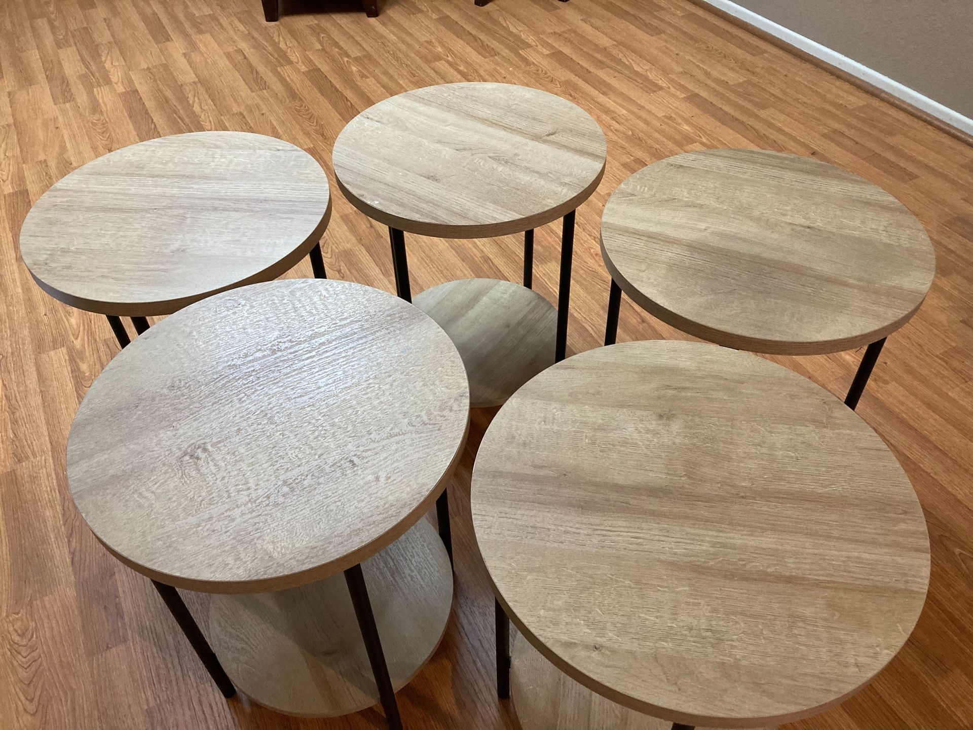 Wood Finish Side Tables (Only 3 Left!)