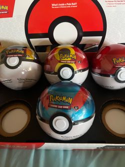 Pokemon ball tins