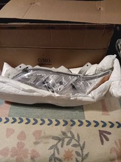 Toyota Camry Left side Halogen Chrome Headlight Compatible with 2007 2008 2009