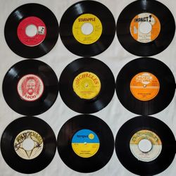 1970s Reggae 45 Lot of 9 Cleaned & Tested Lot A