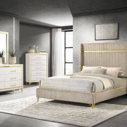 4-PCS Queen Size Bedroom Set In Offer 😍
