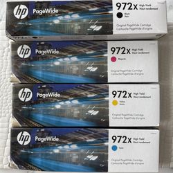 HP 972X Ink Cartridges (4 Pack) Going Fast!!!