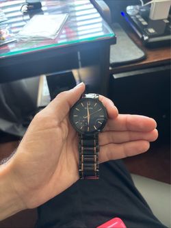 Bulova Black and Gold Dress Watch Latin Grammys edition , small fit no extra links