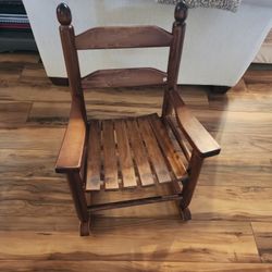 Kids Wooden Rocking Chair