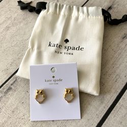 New Kate Spade New York 18K Gold Plated OWL studs earrings