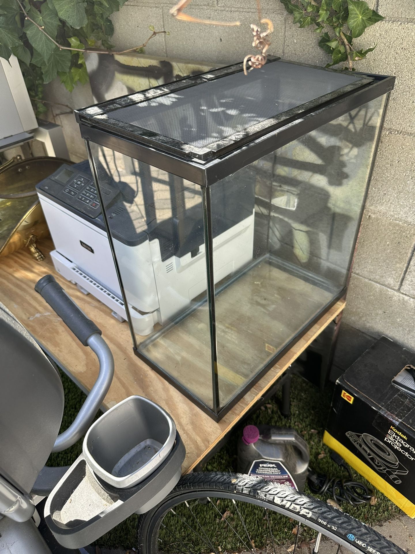 Glass Cage With Top Covered For Snakes Orbb B other Wild Life Species Kit To Big