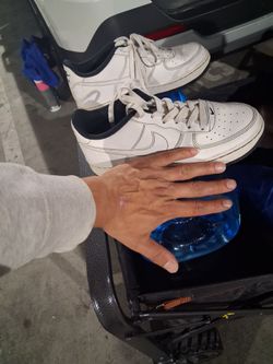 White air force one NIKE.