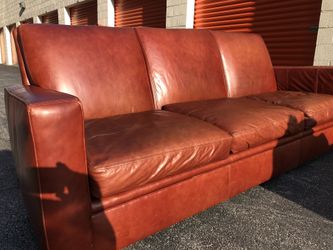 Top Grain Leather Couch