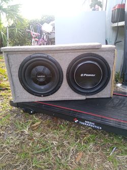 Bass speakers