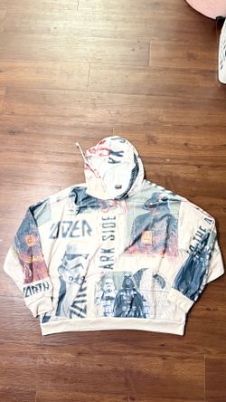 Star Wars Darth Vader All Over Print Hoodie Y2K Geekcore 3XL XXL+