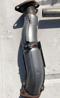 Evo x stock down pipe