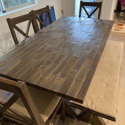 Wood Dining table Set