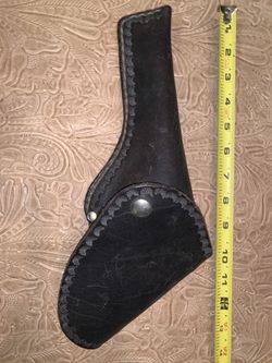 Black small frame revolver holster