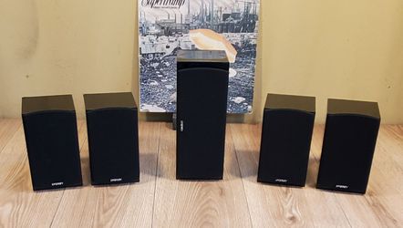 Energy Surround Speakers Front Rear And Center Excellent Sound In A Small Package