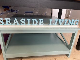 Light Blue & White Beach Decor
