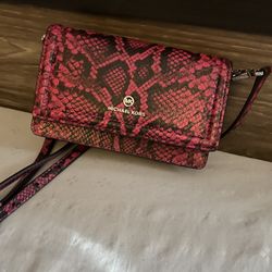 Crossbody Michael Kors Pink/black Purse