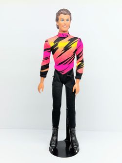 Barbie Hot Skatin Ken 12” Doll 1994 Mattel