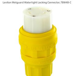 Leviton Wetguard Watertight Locking Connector,