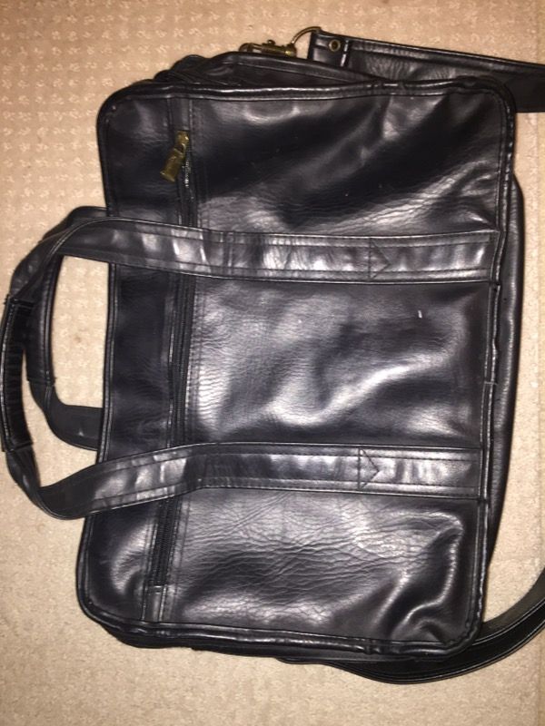 Leather briefcase