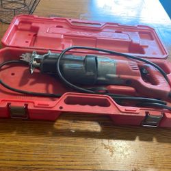 Milwaukee Sawzall 6509-22 120V 10A Heavy Duty Reciprocating Saw + 9 Blades
