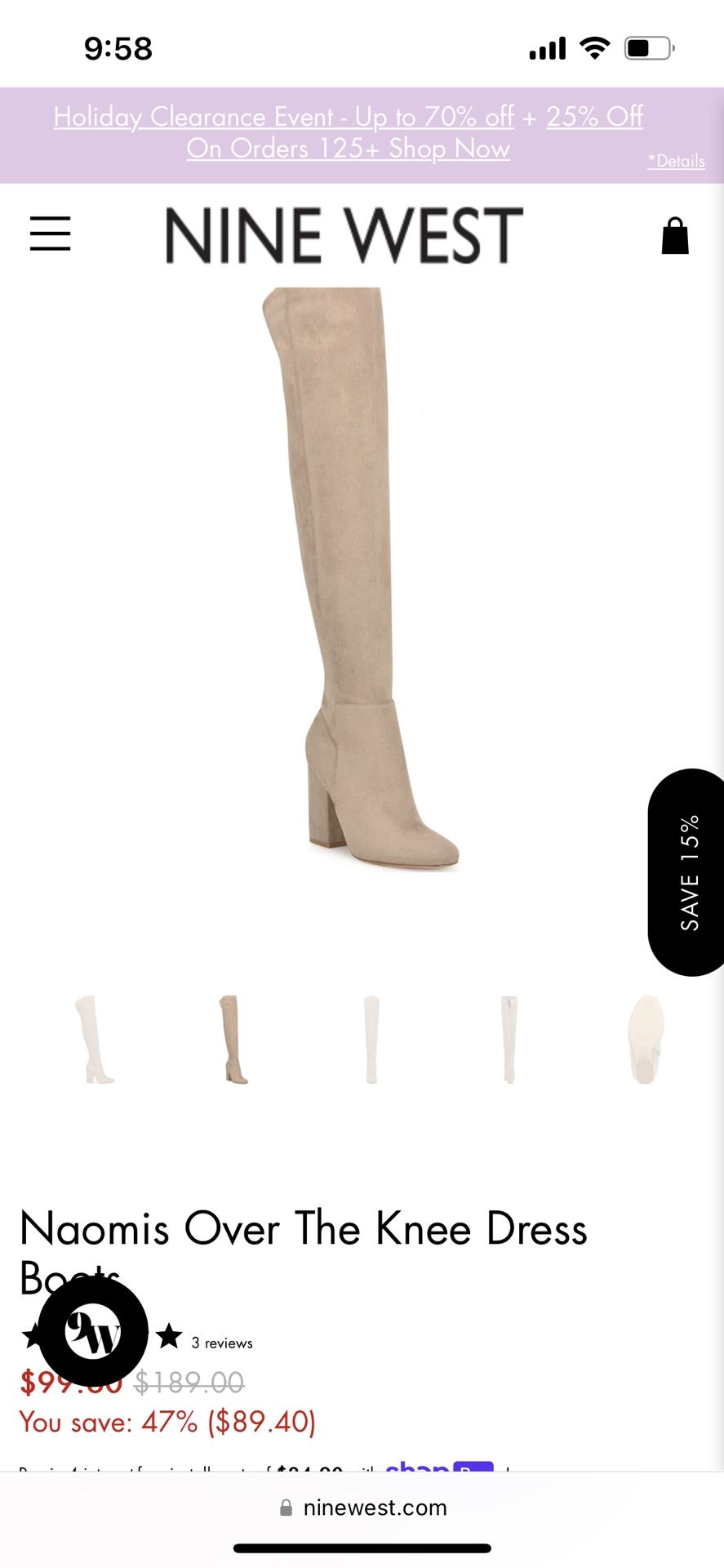 Nine West Boots π’