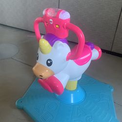 Fisher-Price Bounce And Spin Unicorn 