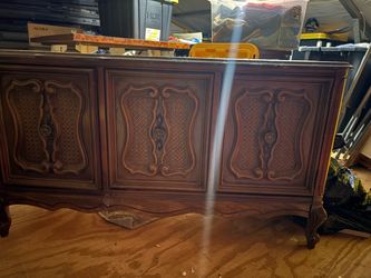 Vintage sideboard buffet tv stand