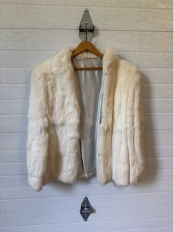 White Fur Coat S/M