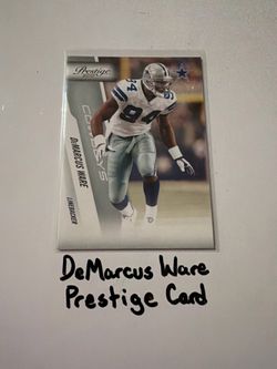 DeMarcus Ware Dallas Cowboys Hall of Fame LB Prestige Card.