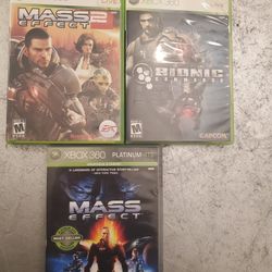 3 Xbox 360 Action Adventure Video Games CIB