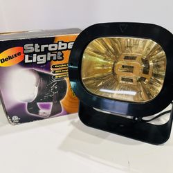 Deluxe Thunder Sound Strobe Light Seasonal Visions Int.  w/Box Working Halloween 👻 