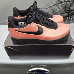 Nike AF1 Foamposite Coral Stardust 