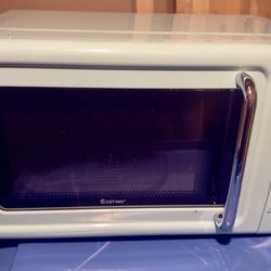 Retro Costway Microwave – Mint Green – Cheap – Must Sell Today – Pickup Now