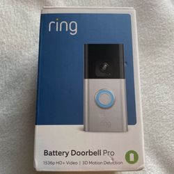 Ring Battery Pro White