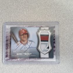 Mike Trout Autograph Card