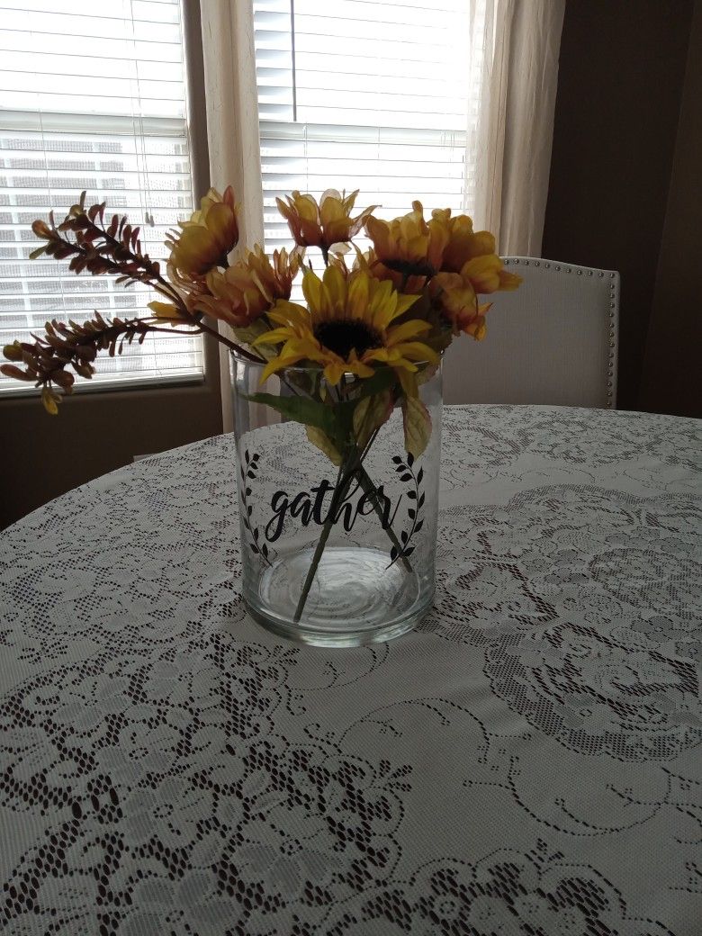 "GATHER" LARGE GLASS CONTAINER - NEW