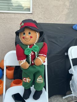 Vintage Gingerbread Figure 