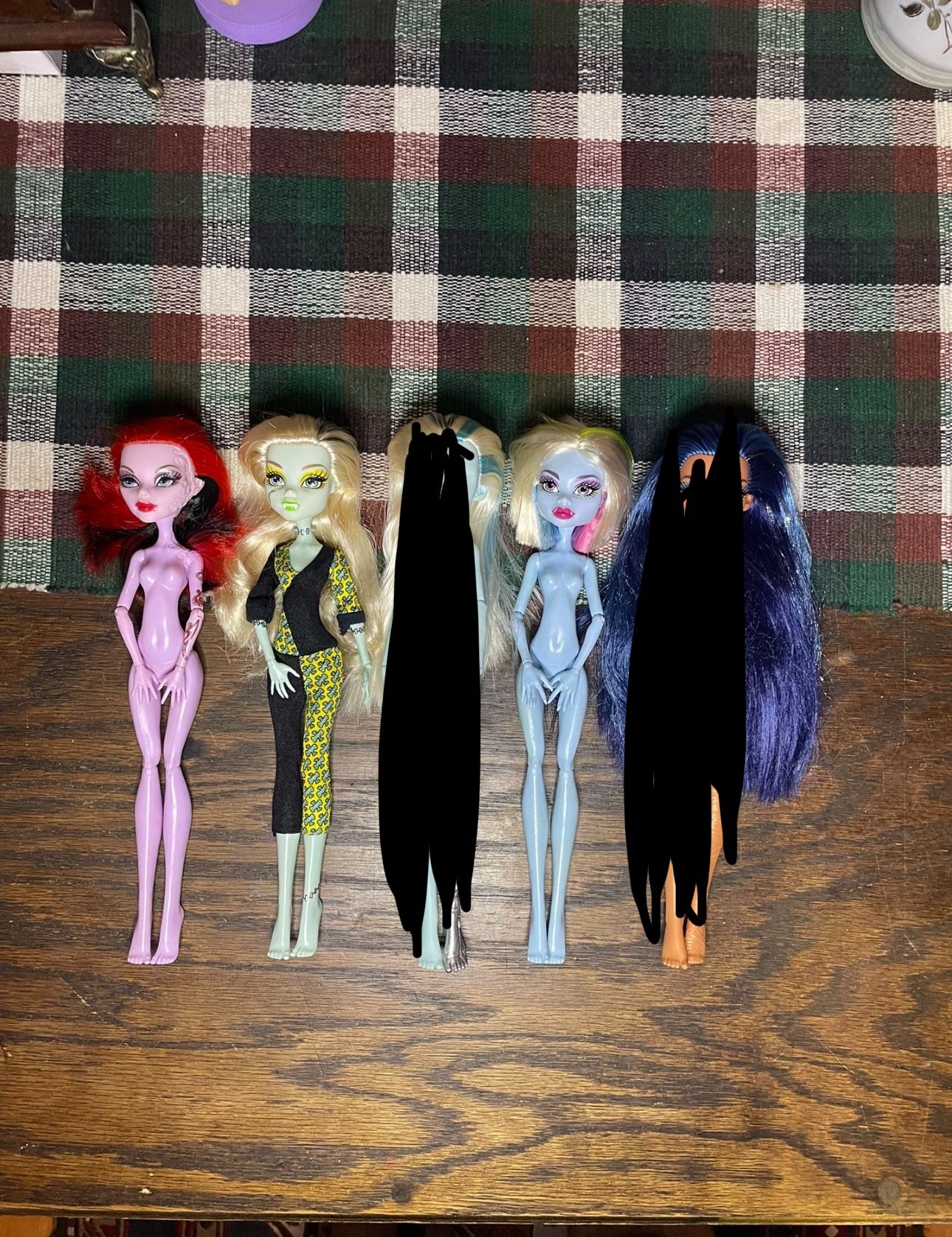 Monster High Doll Lot of 3: Operetta, Frankie G1, Abbey