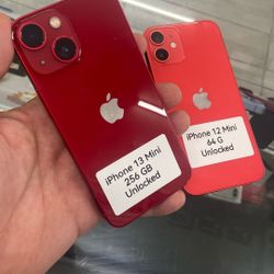 Red iPhone 13 Mini Unlocked. Cash Or $50 Down W Approval 